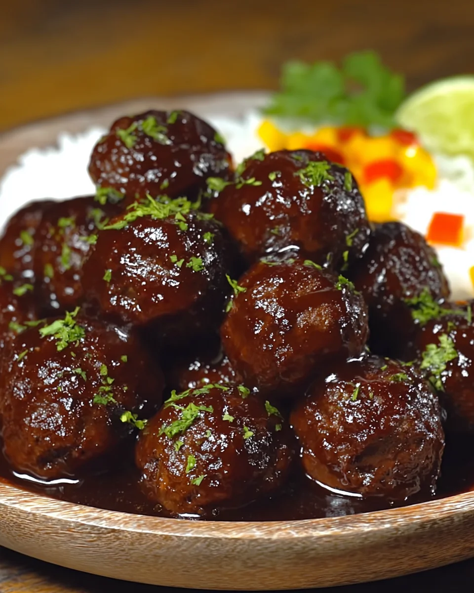 BBQ Jerk Meatballs