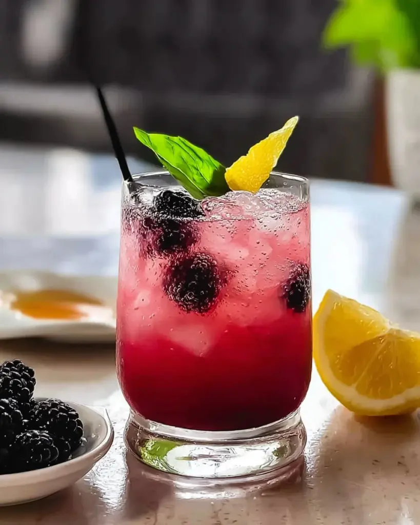 Blackberry Lemon Mocktail