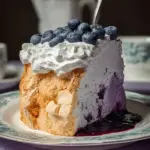 Blueberry Angel Food Cake
