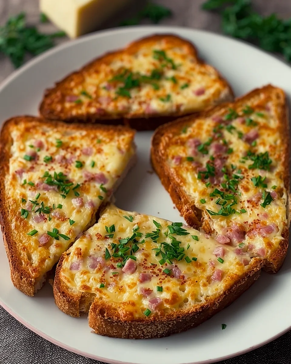 Cheese and Bacon Baked Toasties