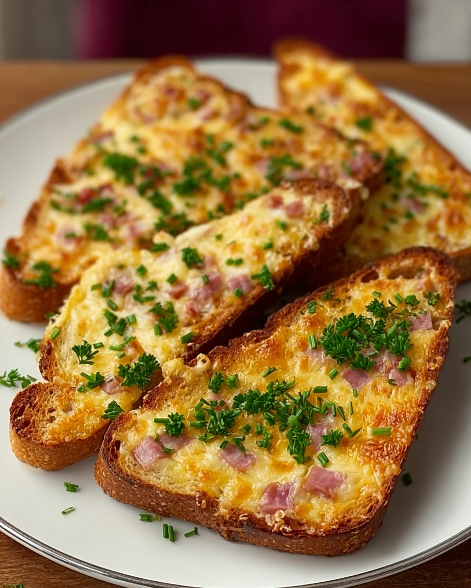 Cheese and Bacon Baked Toasties