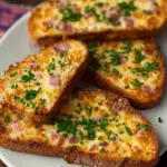 Cheese and Bacon Baked Toasties
