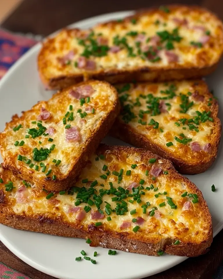 Cheese and Bacon Baked Toasties