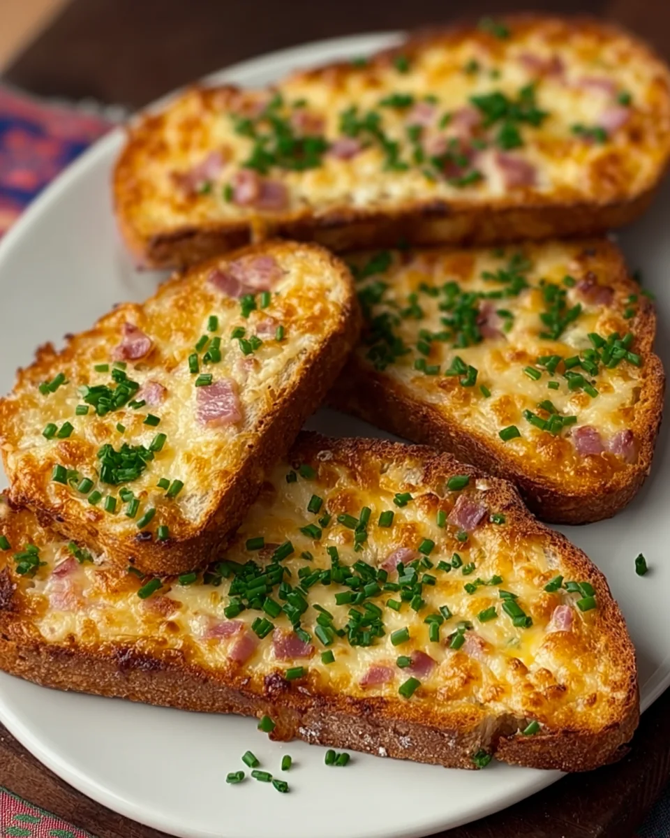 Cheese and Bacon Baked Toasties