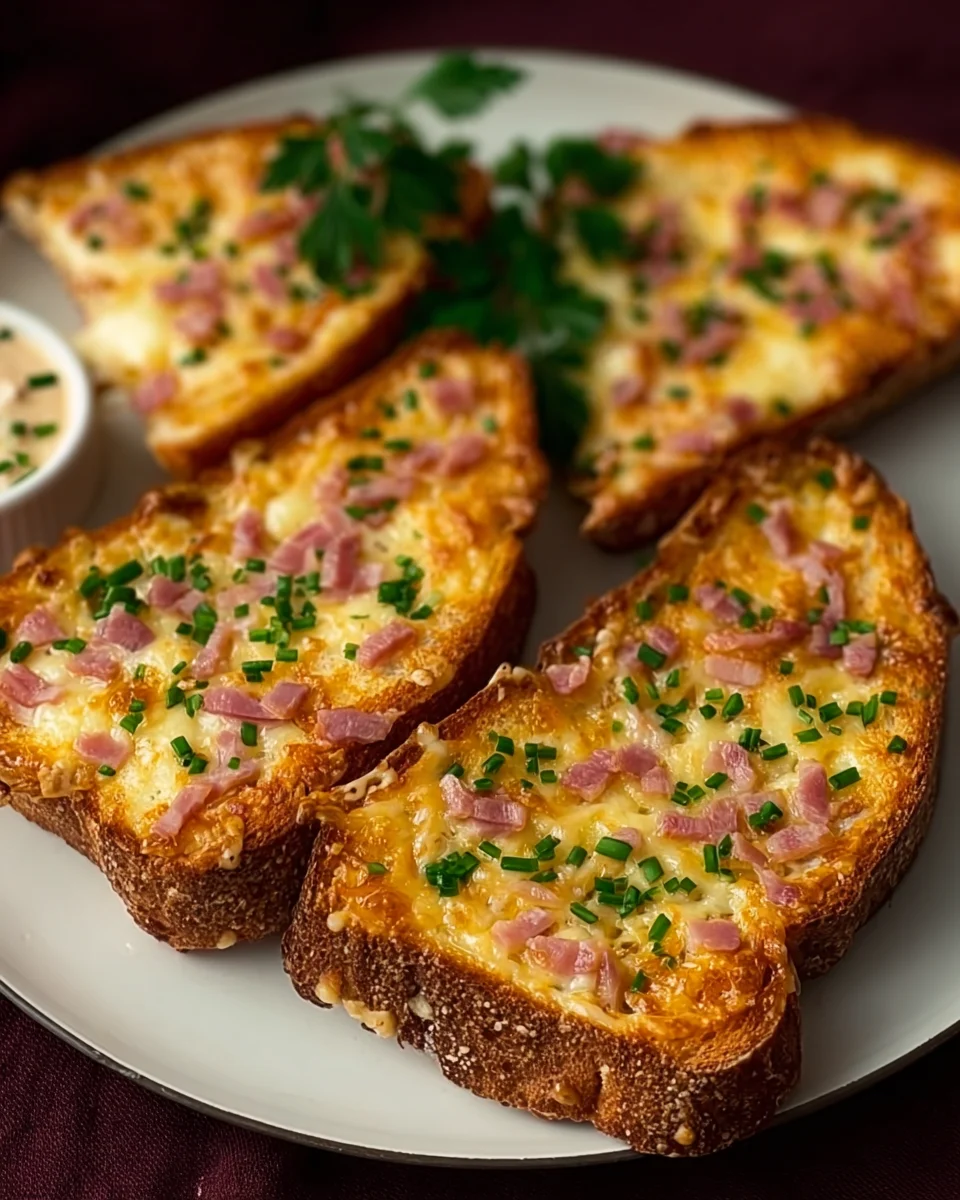 Cheese and Bacon Baked Toasties