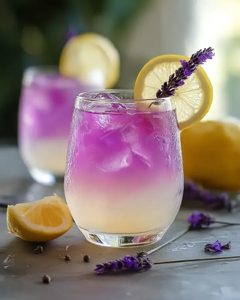 Coconut Lavender Lemonade Mocktail