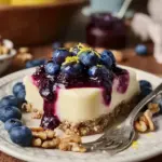 Cream Cheese Lemon Dessert with Blueberry Topping