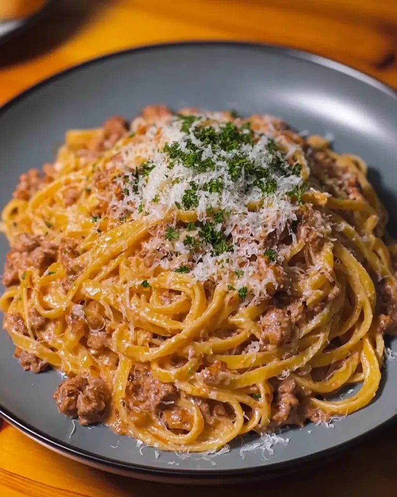 Creamy Beef Pasta