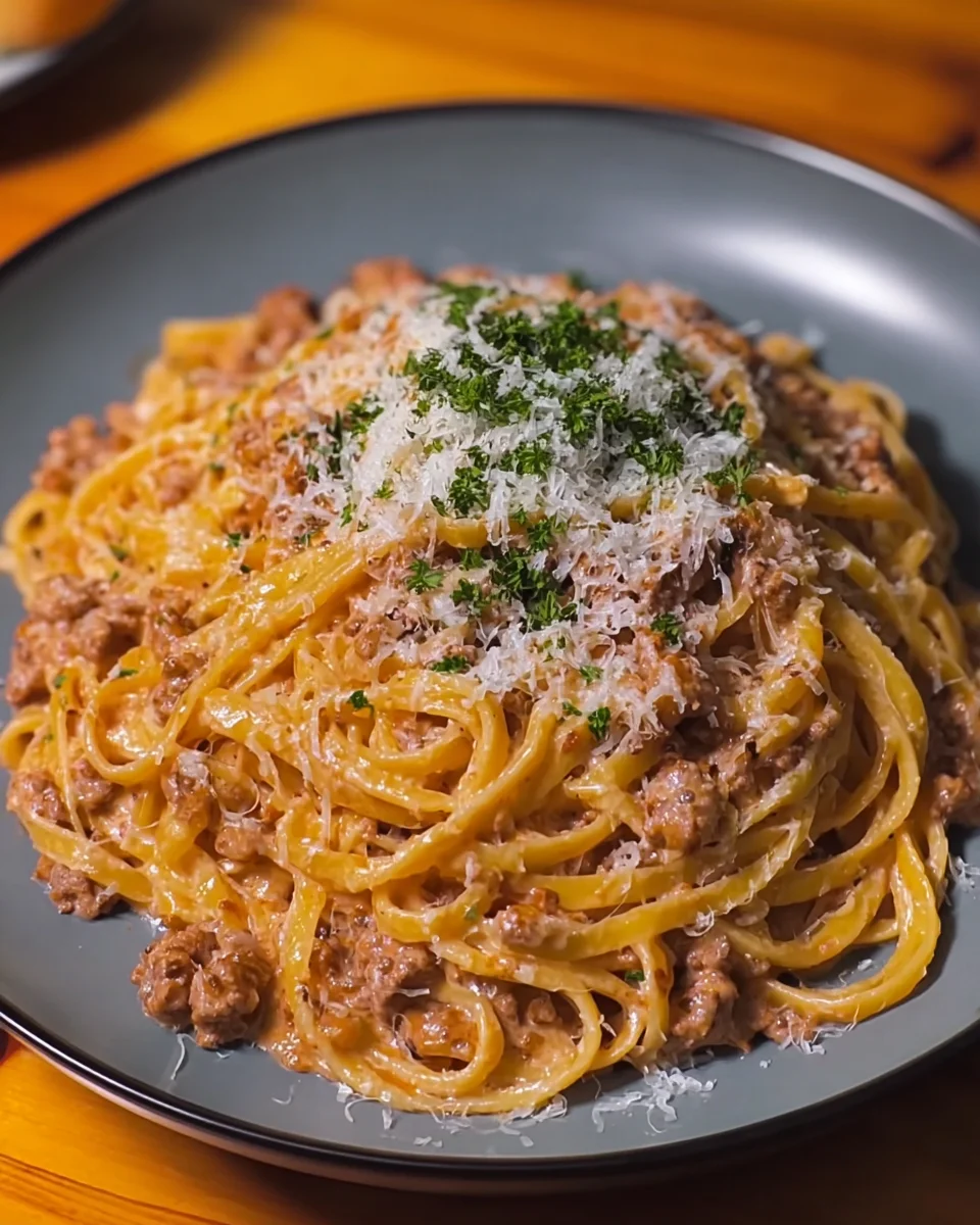 Creamy Beef Pasta
