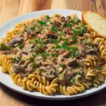 Creamy Philly Cheesesteak Pasta