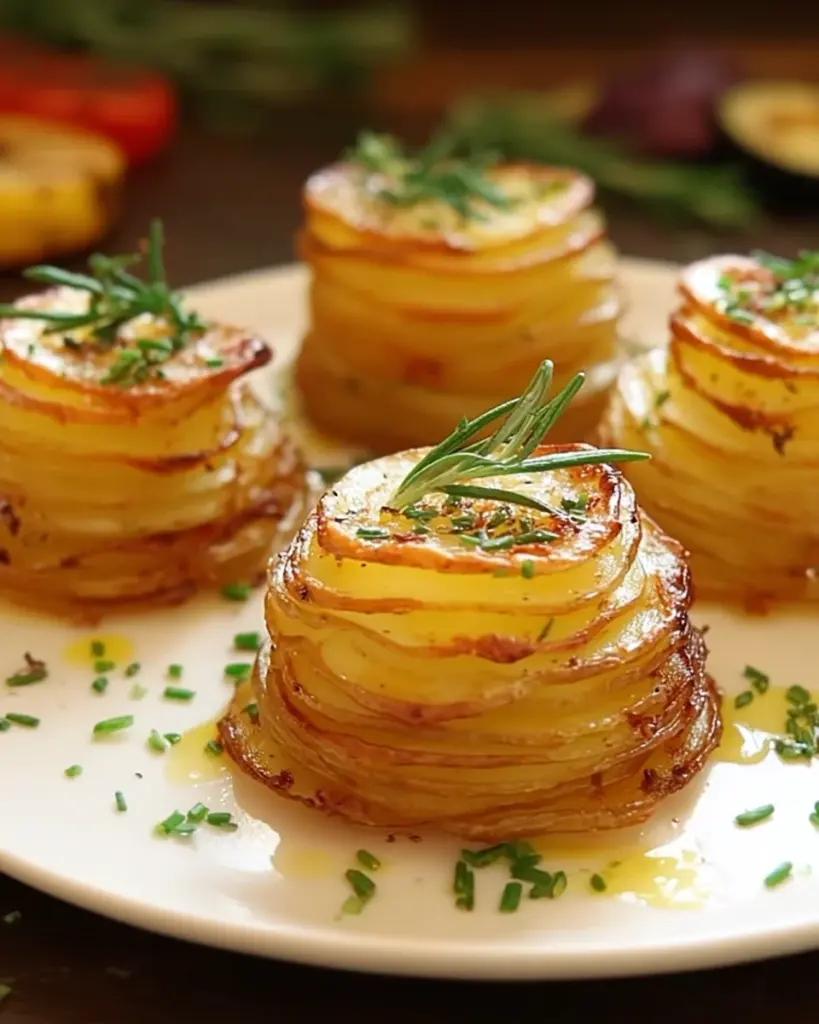 Crispy Potato Stacks