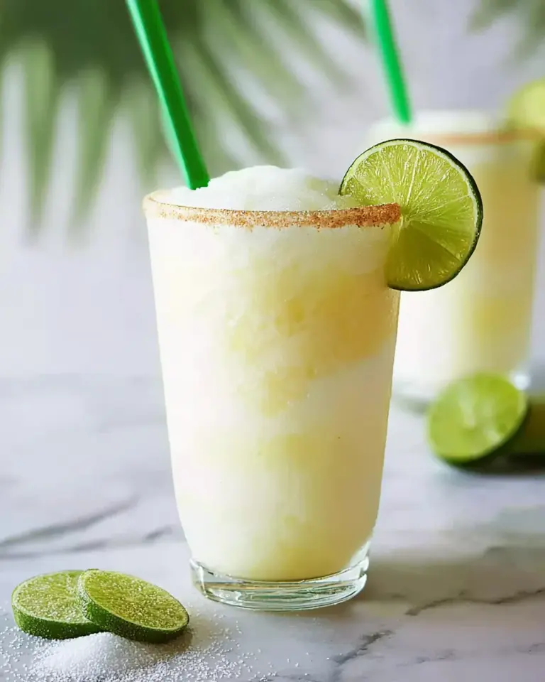 Frozen Limonada de Coco Colombian Lime and Coconut Drink