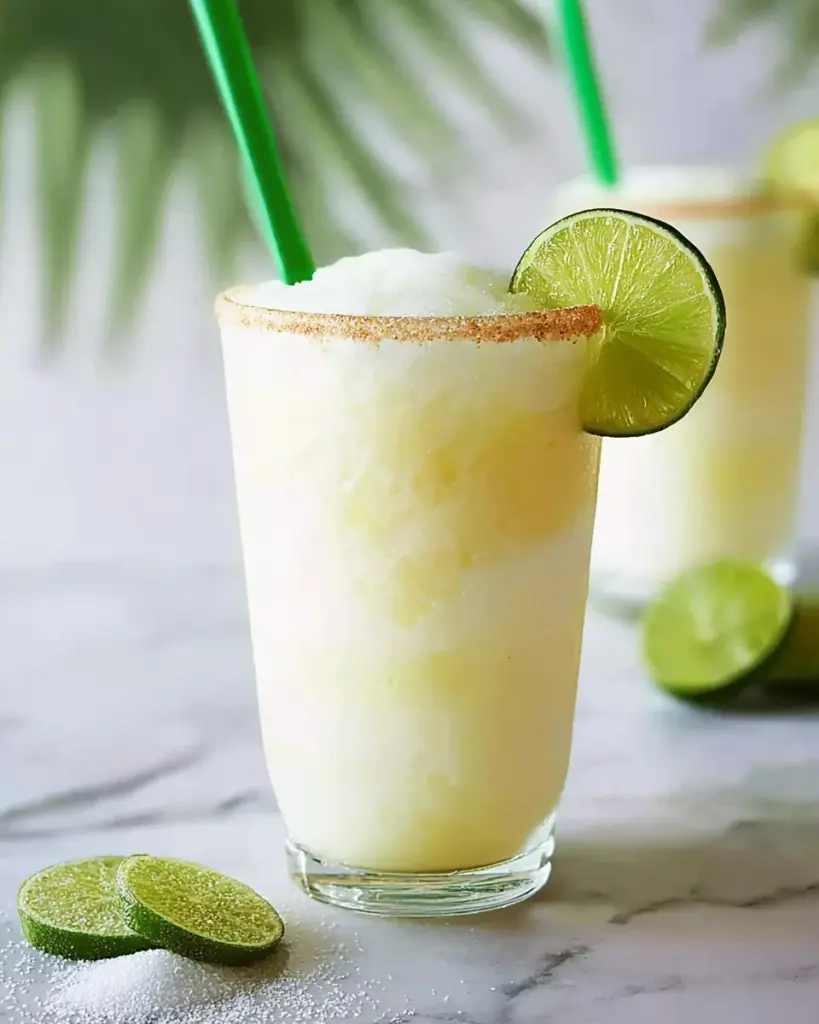 Frozen Limonada de Coco Colombian Lime and Coconut Drink