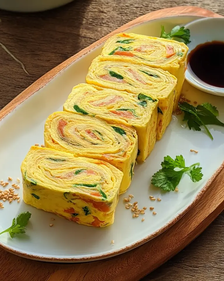 Gyeran Mari (Korean Rolled Omelette)