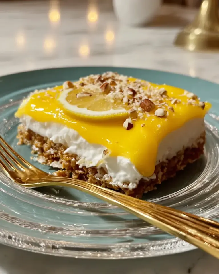 Lemon Pretzel Dessert