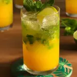 Mango Mint Mojito Mocktail