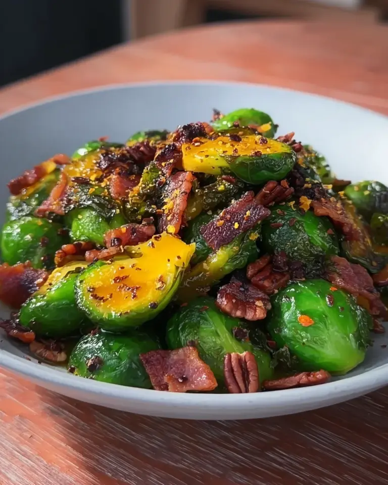 Maple Bacon Brussel Sprouts