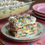 No-Bake Funfetti Cake Delight