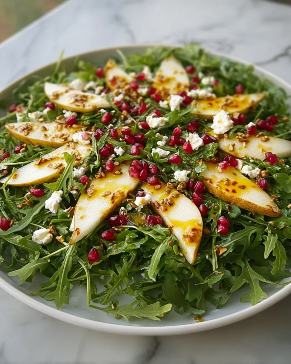 Pear and Arugula Salad