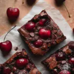Roasted Chocolate Cherry Brownies