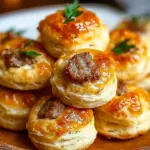 Sausage & Cream Cheese Biscuit Bites