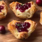 Three-ingredient Cranberry Brie Bites
