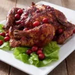 Cranberry Maple Roast Chicken
