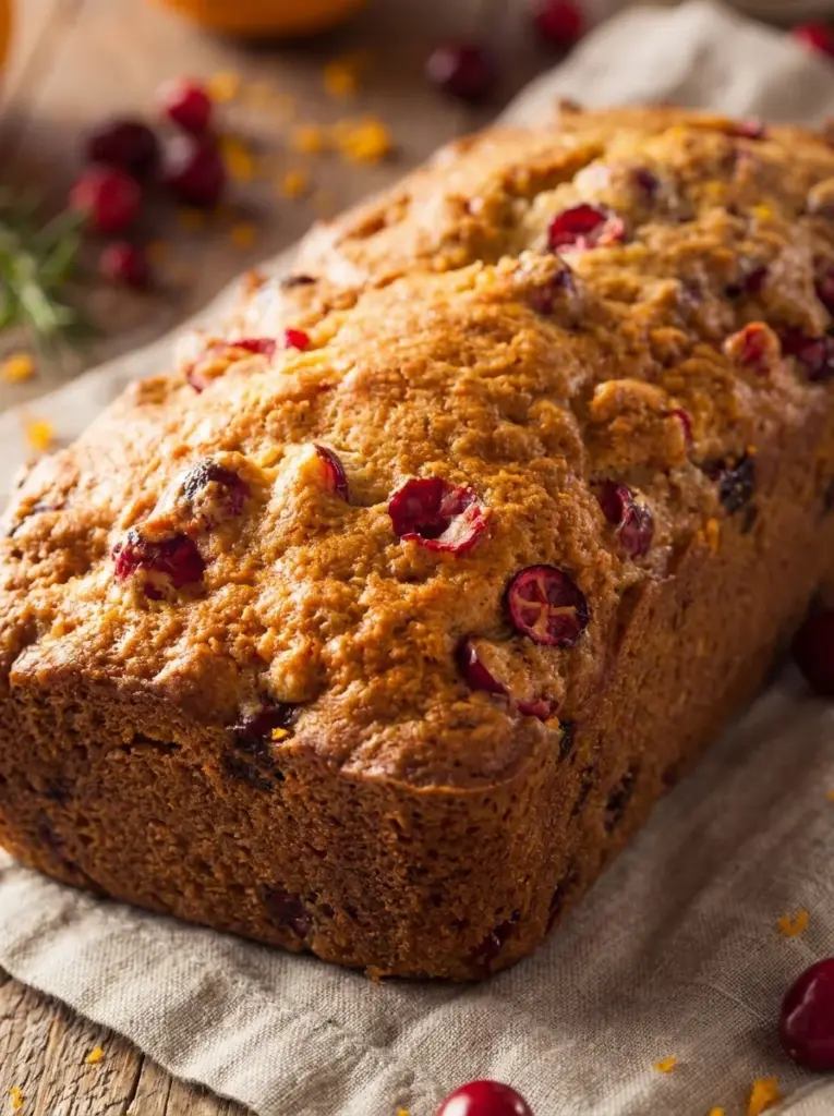Cranberry Orange Oatmeal Bread