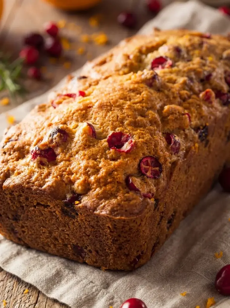 Cranberry Orange Oatmeal Bread