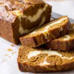 Cream Cheese Swirl Pumpkin Bread