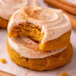 Easy Frosted Pumpkin Cookies