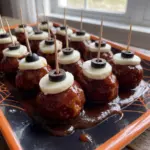 Halloween Eyeball Meatballs