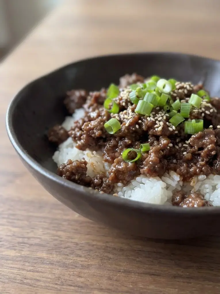 Korean Ground Beef Bowl