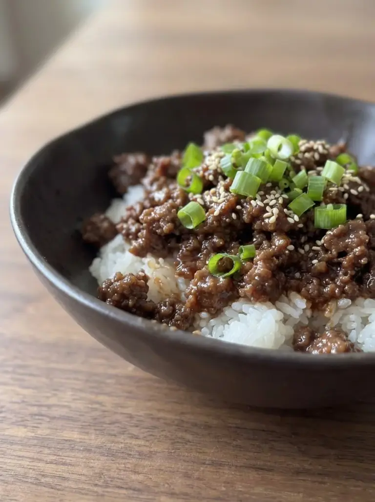 Korean Ground Beef Bowl