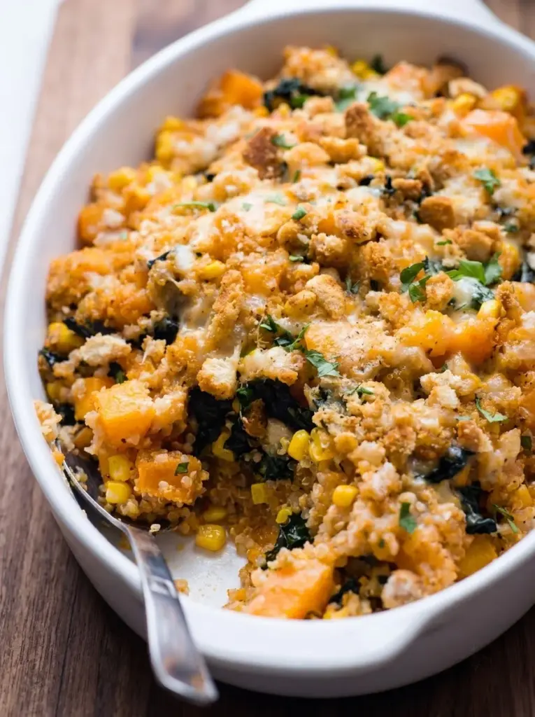Winter Squash Quinoa Bake